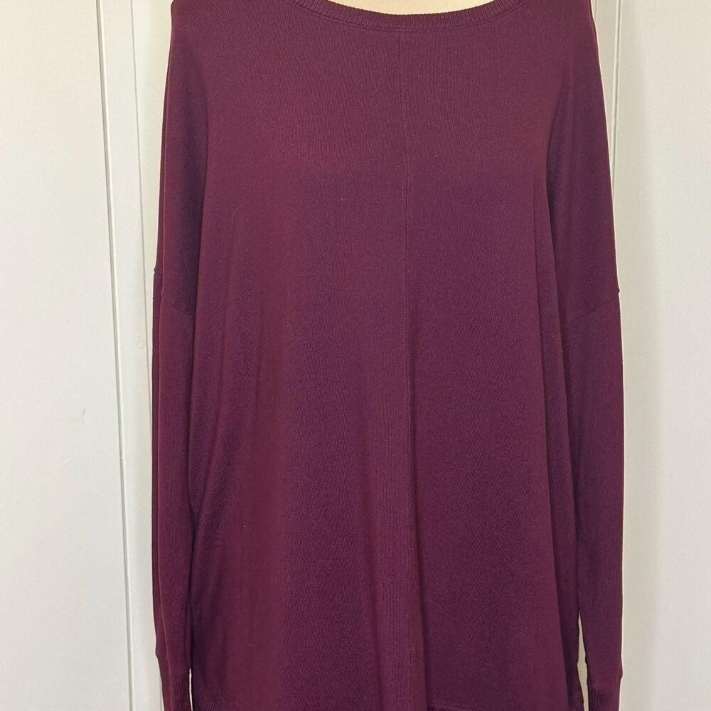 Time-and-tru Women's Burgundy Jumper